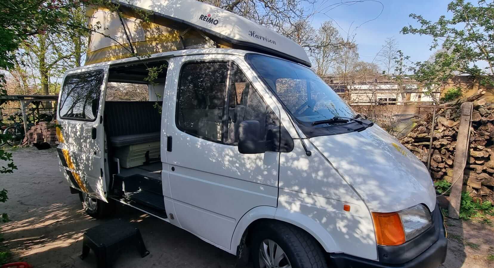 4p Ford Nugget Camper campersverhuur 